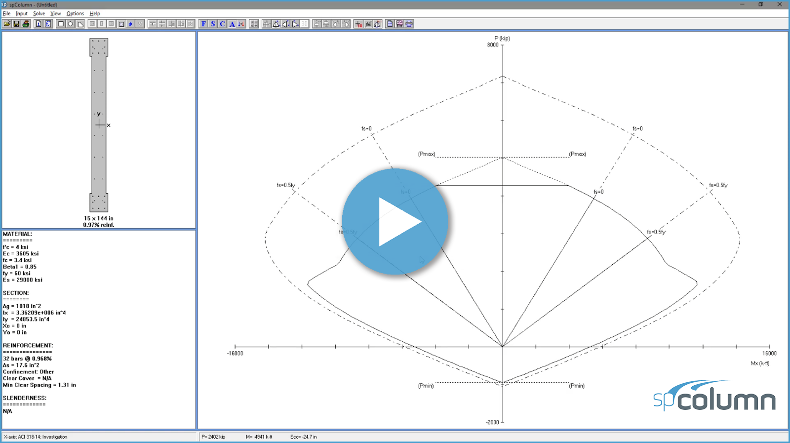 Investigation of a Concrete Shear Wall Capacity